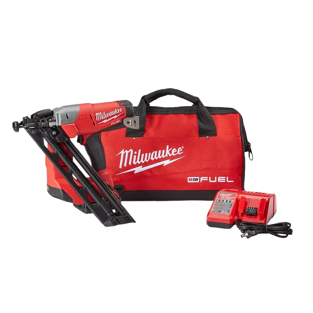 Minimalist Milwaukee M18 FUEL™ 15-Gauge Finish Nailer Kit Casual