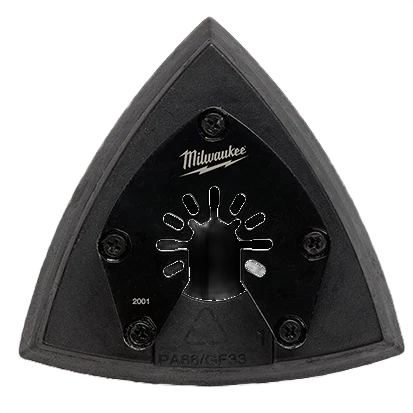 Solid Milwaukee OPEN-LOK™ 3-1 2 Triangle Sanding Pad Eco-Friendly