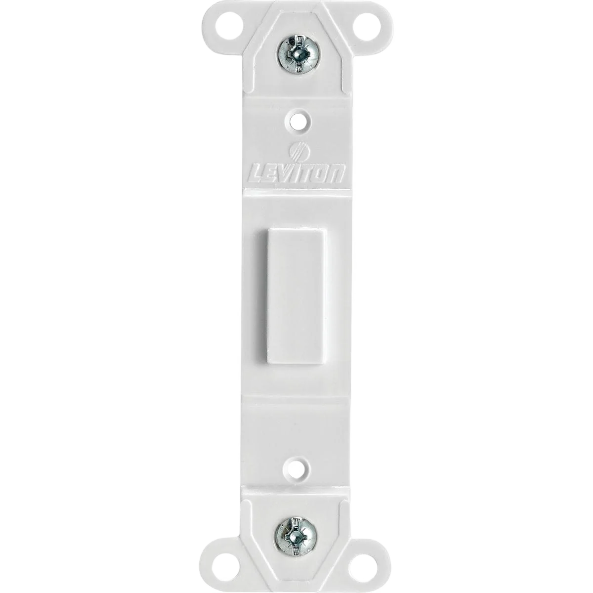 Fine Leviton White Blank Toggle Wall Plate Insert Responsible