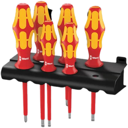 Efficient Wera Kraftform Plus Series Rack Screwdriver Set 7 Pieces Trendy