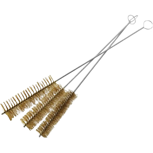 Superior Enkay 3-Piece 16 in. Brass Tube Brush Set Functional
