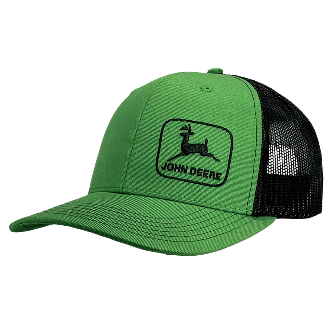 Certified John Deere Moline 112 Black Mesh Back Hat Powerful