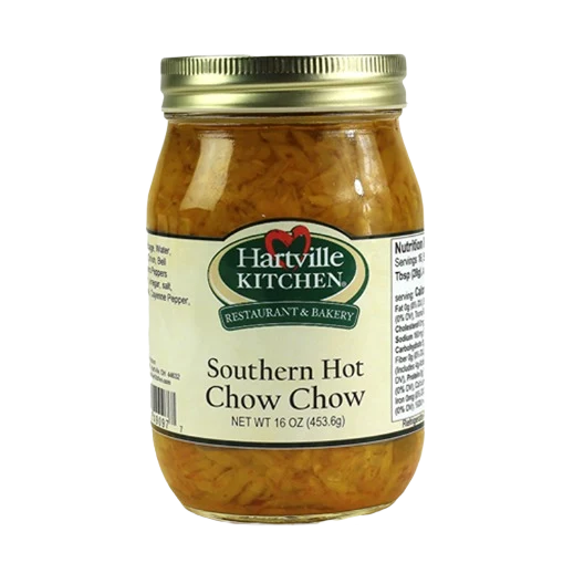 Enhanced Hartville Kitchen Southern Hot Chow Chow 16 oz. Casual