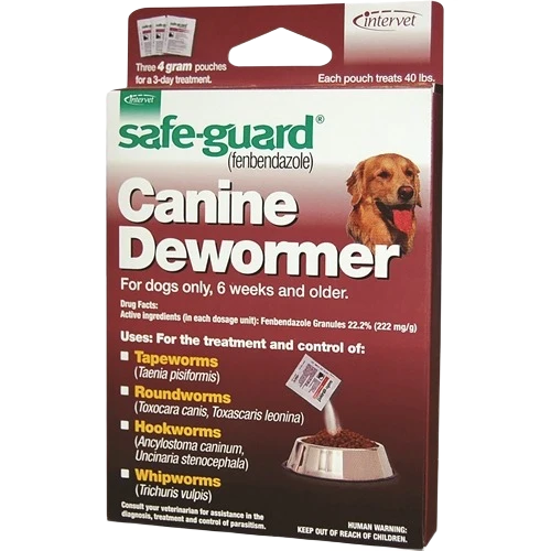 Professional Merck Safeguard 4-gram Canine Dewormer 3-Pack Carefully Designed