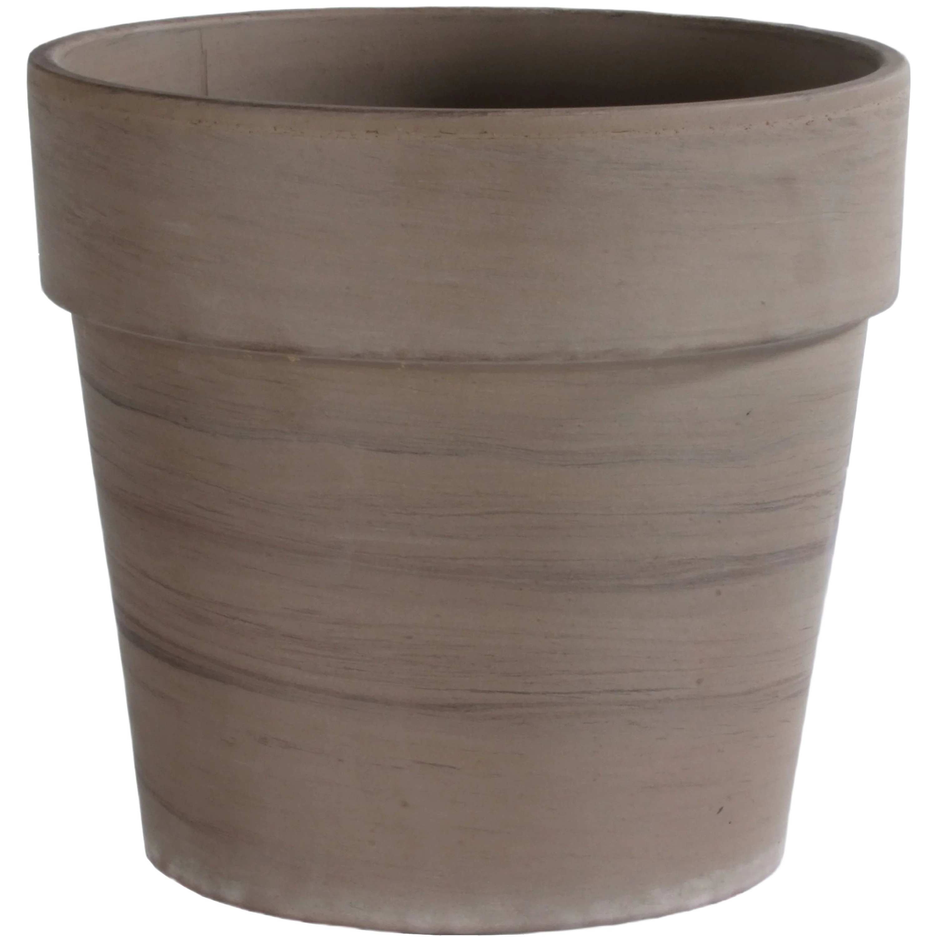 First-Class Border Concepts Basalt Clay Calima Pot 11 x 9.25 in. Easy-to-Use