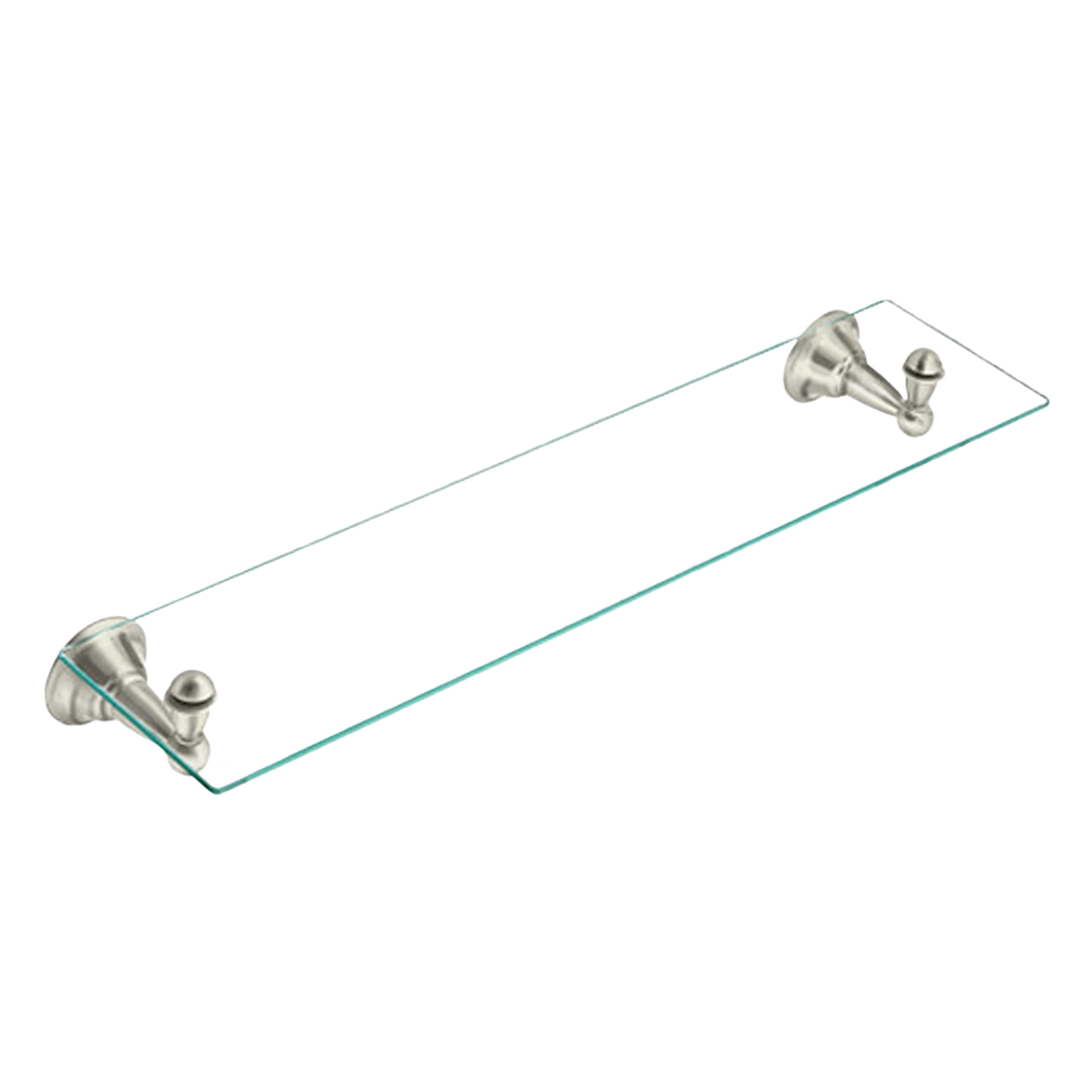 Smart Moen Sage Brushed Nickel Glass Vanity Shelf Next-Generation