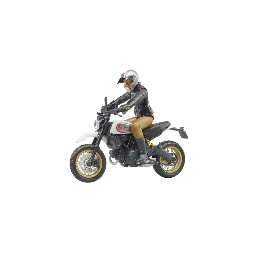 Easy-to-Use Bruder 63050 1 16 Scale Scrambler Ducati Desert Sled Motorcycle with Rider Traditional