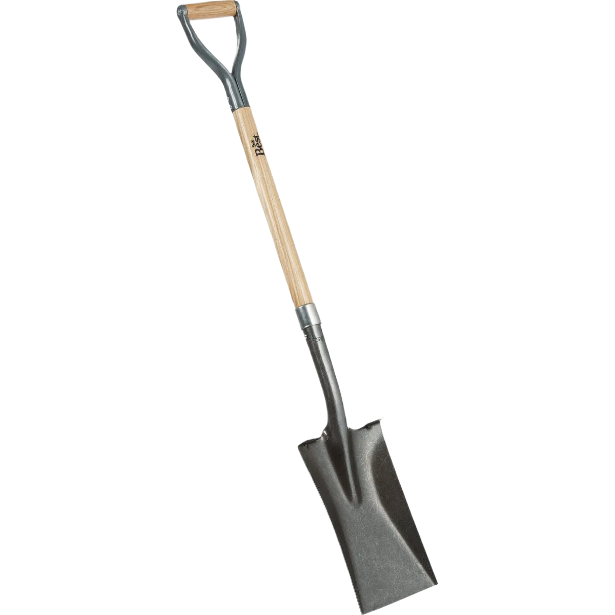 Official Do it 33 in. Wood D-Handle Square Point Garden Spade Advanced