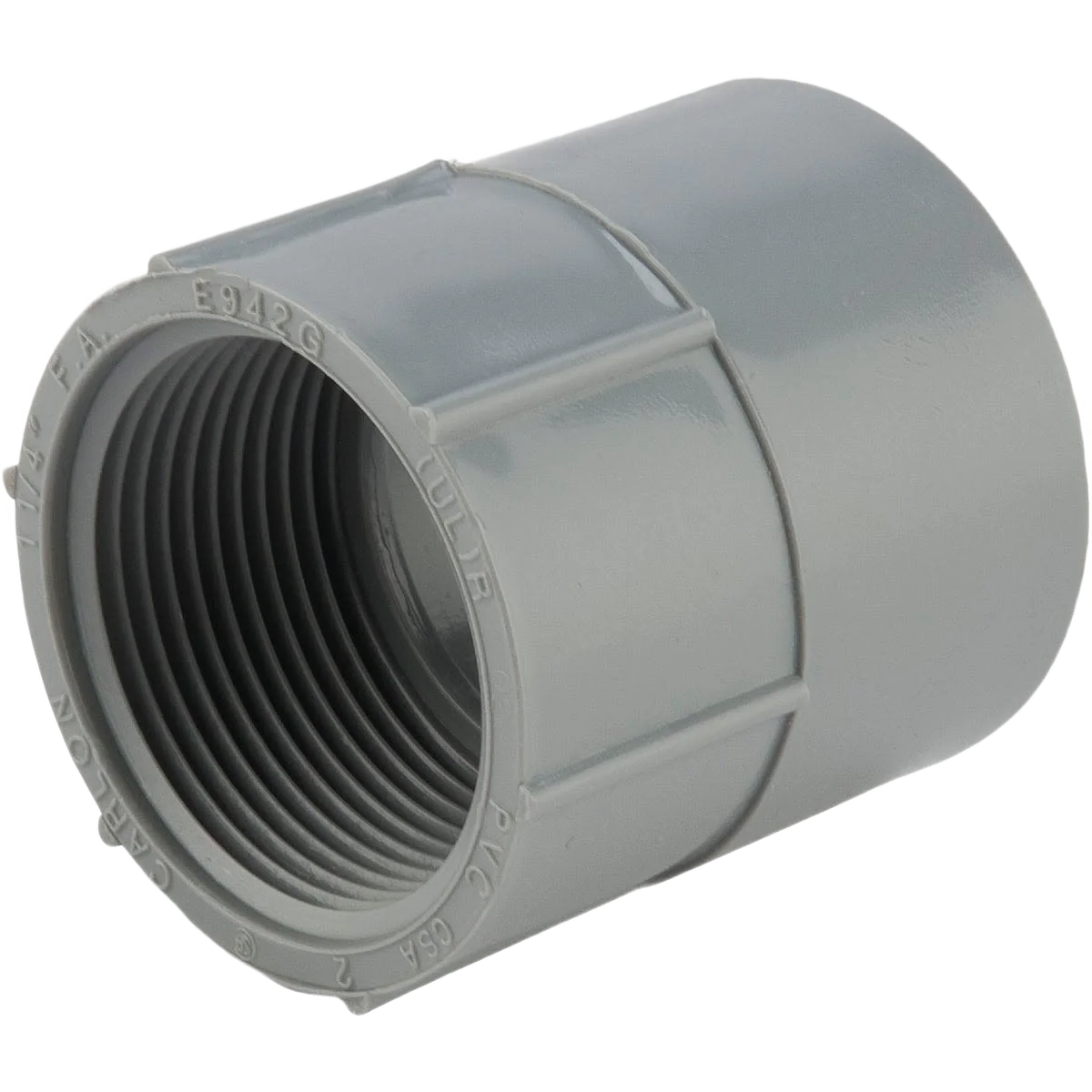 Secure Carlon 1-1 4 In. Female Threaded Socket PVC Female Adapter Selected
