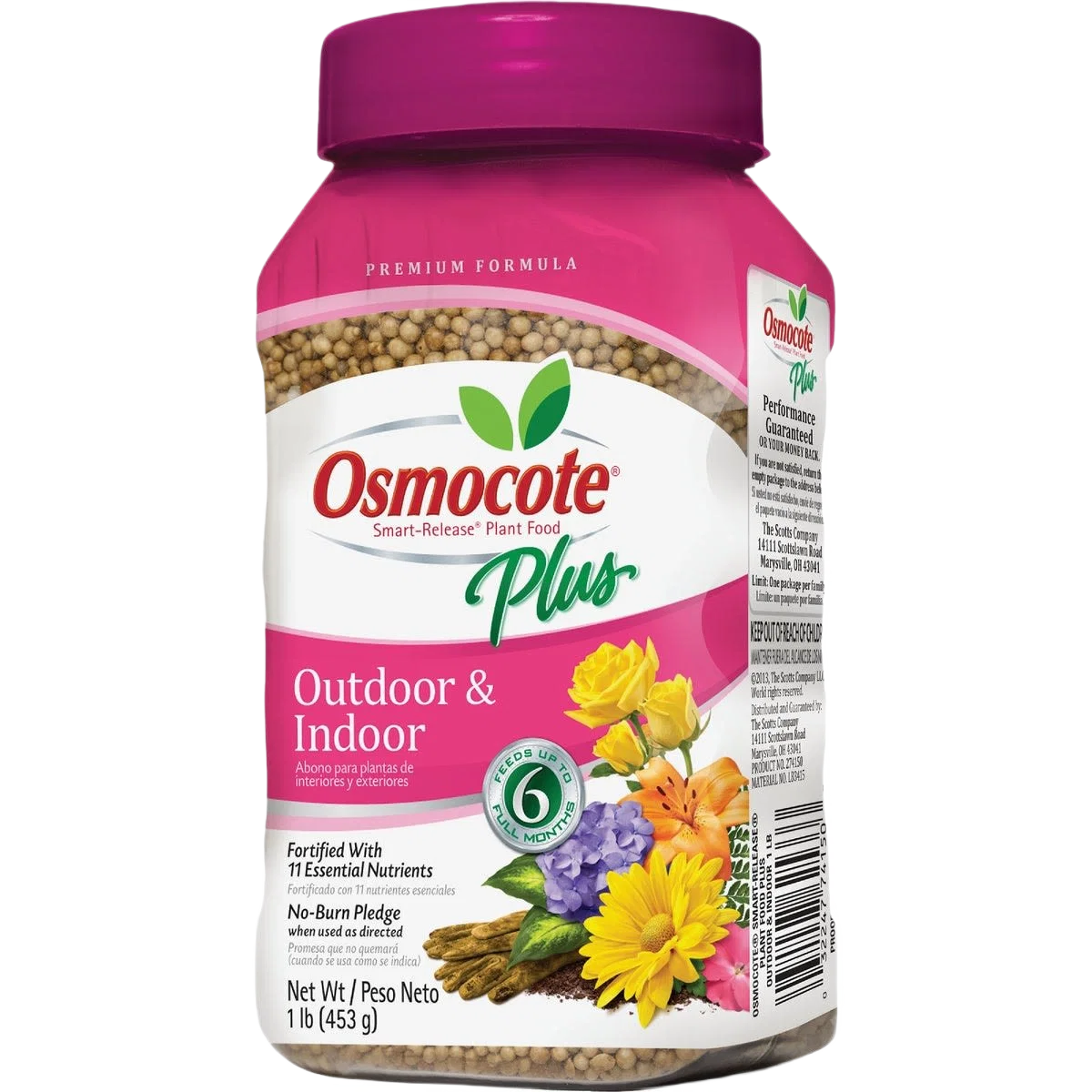 Dependable Osmocote Smart Release Outdoor Indoor Plant Food Plus 1 lb. Natural