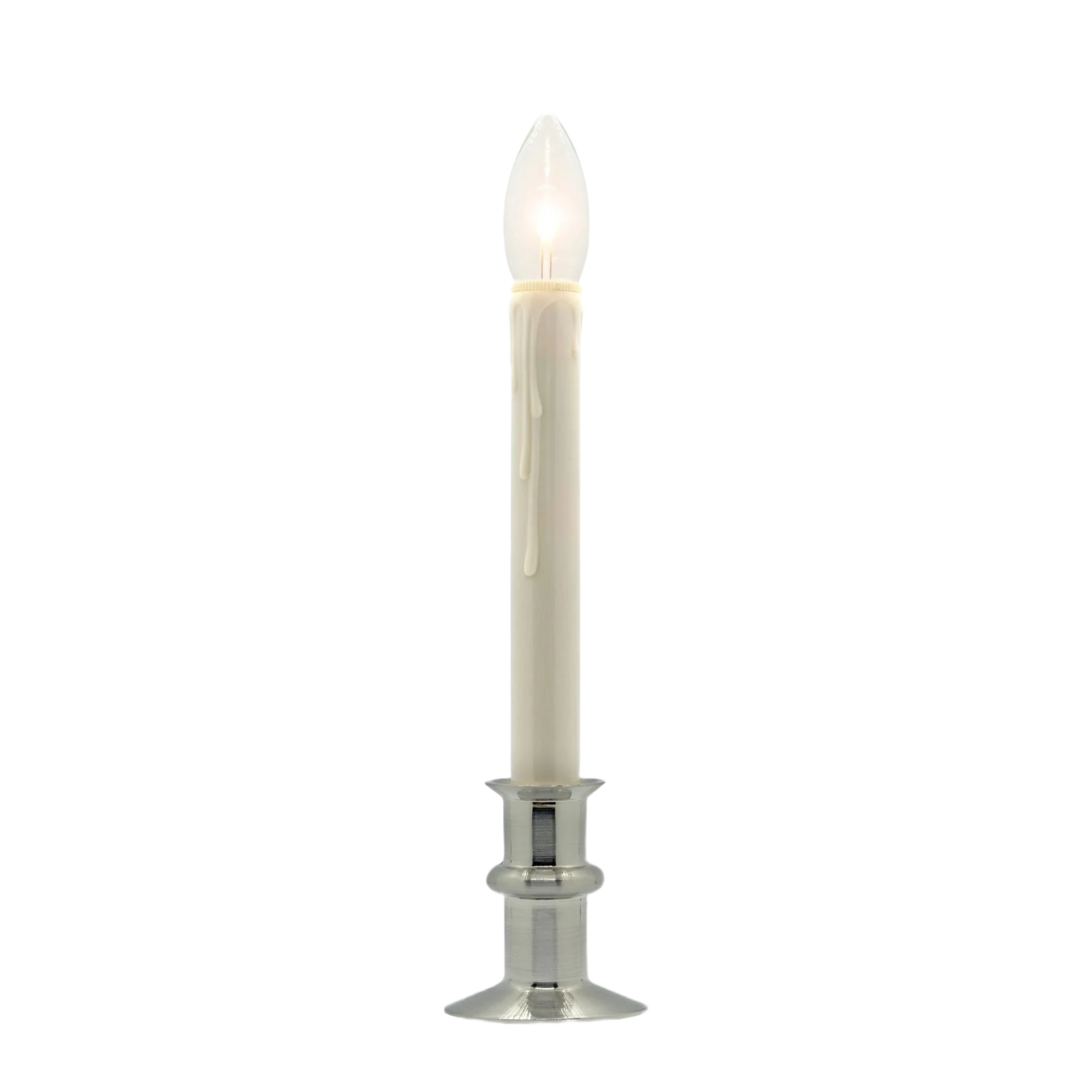 Versatile Celestial Lighting Brushed Nickel Window Candle First-Class