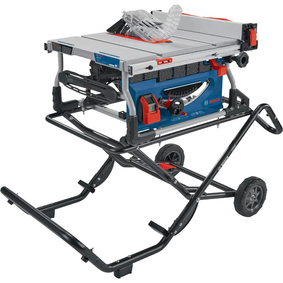 Excellent Bosch 15-Amp 10 Job Site Table Saw with Gravity-Rise Wheeled Stand Fine Crafted