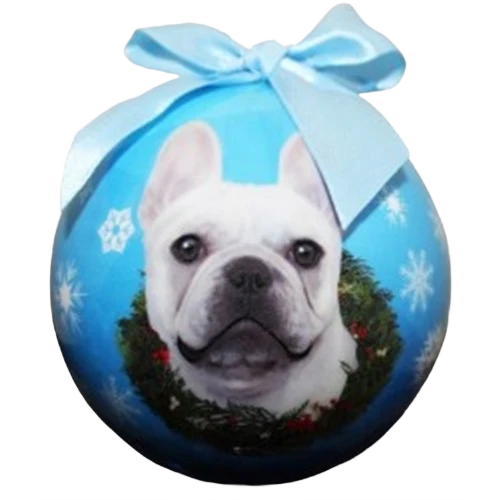Excellent E S Pets French Bulldog Christmas Ball Ornament Advanced