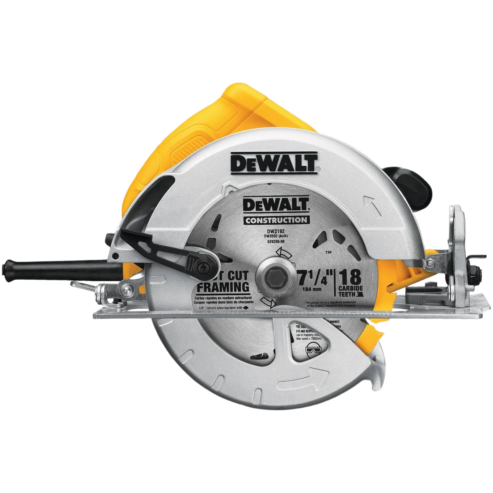 Sophisticated DEWALT 7-1 4 Lightweight Circular Saw High-End