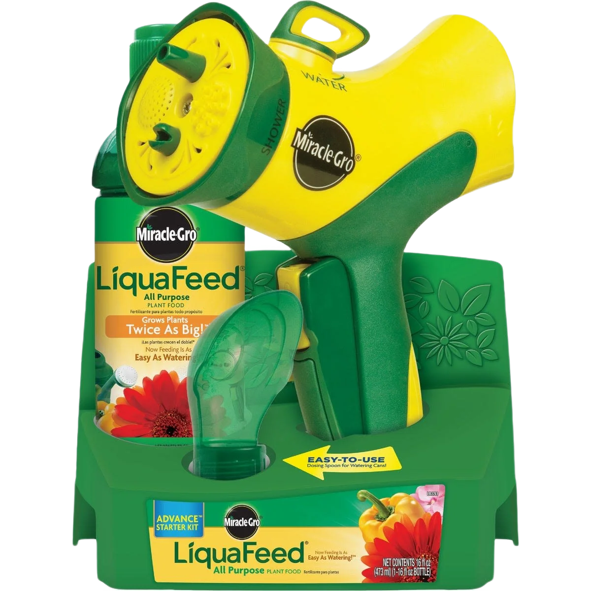Verified -Gro All Purpose Liquafeed Garden Hose End Sprayer 16 oz. Recyclable