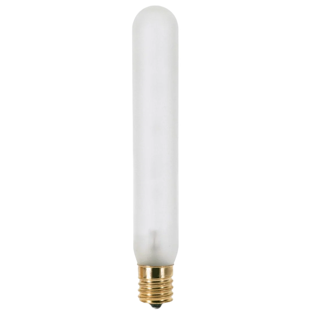 Innovative Satco 20 Watt T6-1 2 Intermediate Base Incandescent Tubular Light Bulb Clean