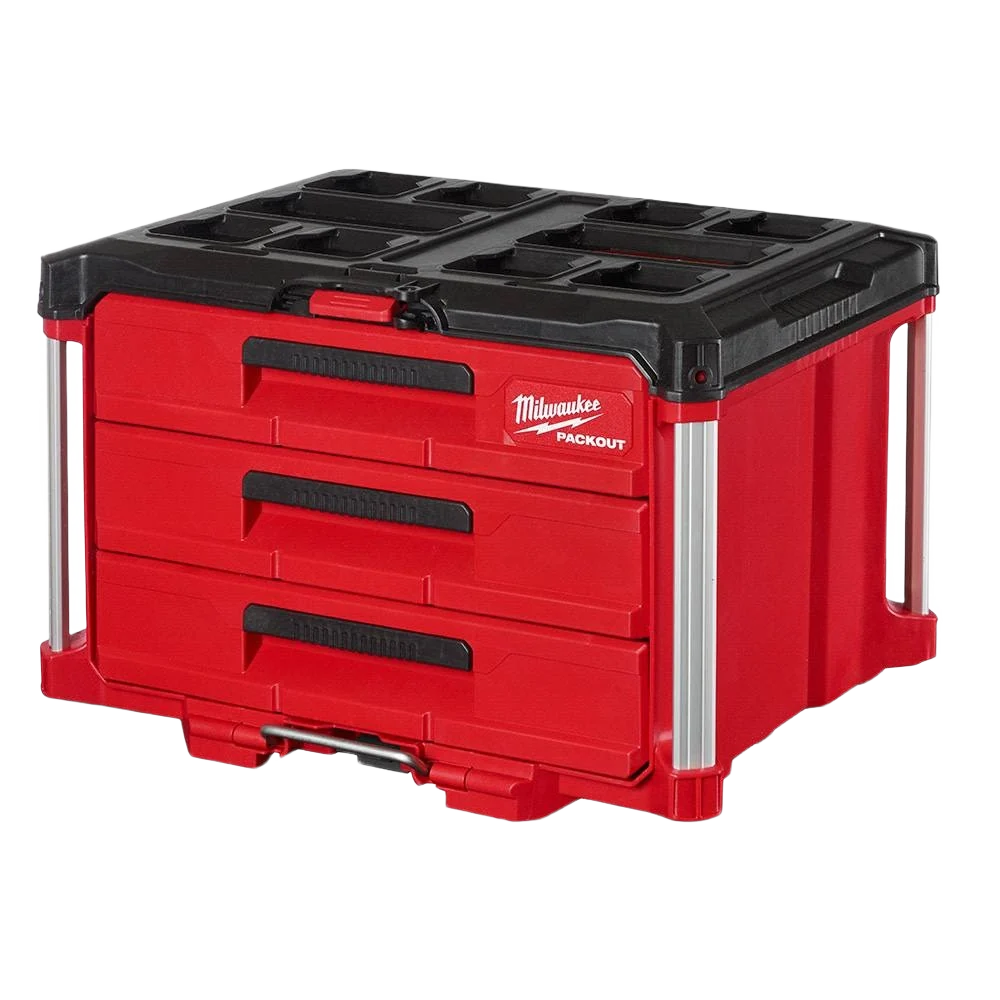 Relaxed Milwaukee PACKOUT™ 3-Drawer Tool Box Elegant