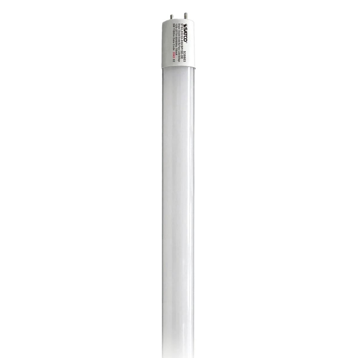 Next-Generation Satco 9 Watt T8 LED Natural Light Medium Bi-Pin Bulb Top-Quality