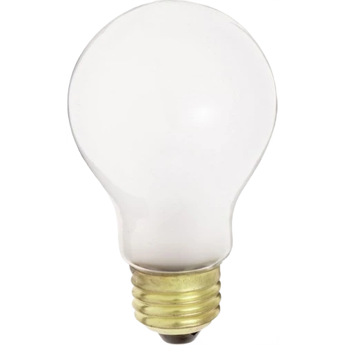 High-Performance Satco 25 Watt A19 Incandescent Frost Light Bulb 2-Pack Smooth