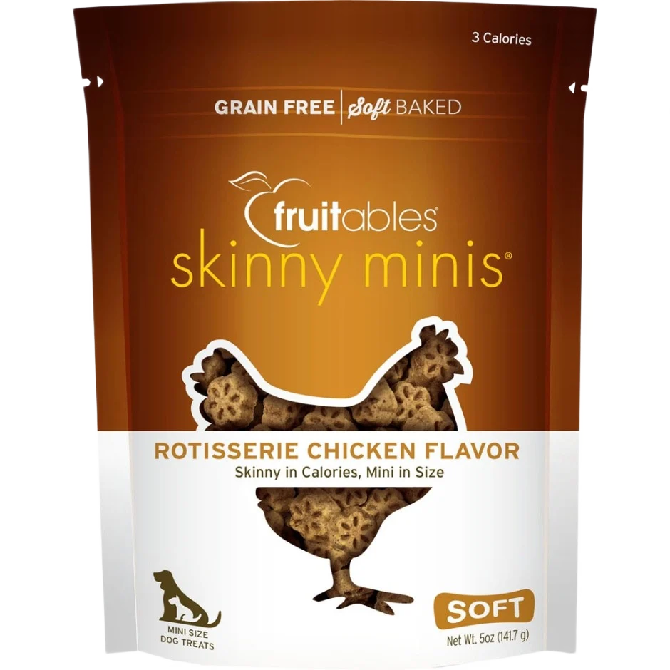 Dependable Fruitables Skinny Minis Rotisserie Chicken Soft Dog Treats 5 oz. Verified