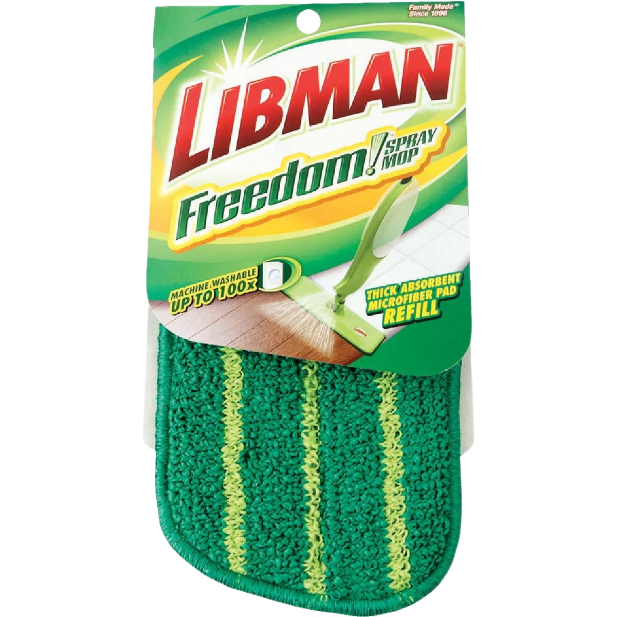 Unique Libman dom Spray Microfiber Mop Refill Pad 15 in. Official