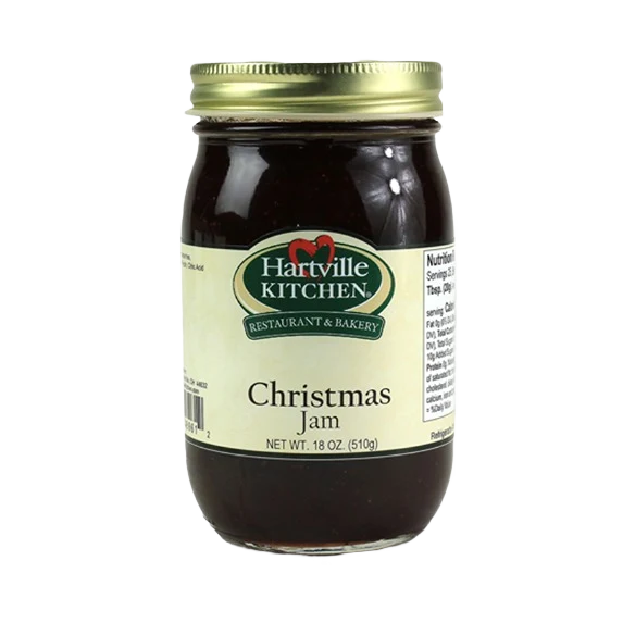 Traditional Hartville Kitchen Christmas Jam 18 oz. Smooth