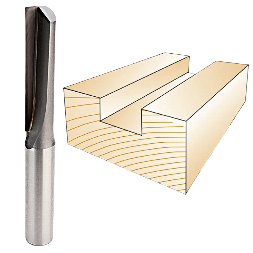 Practical Whiteside Straight Single Flute Bit 1 2 in. SH x 1 2 in. CD x 2 in. CL Original Design
