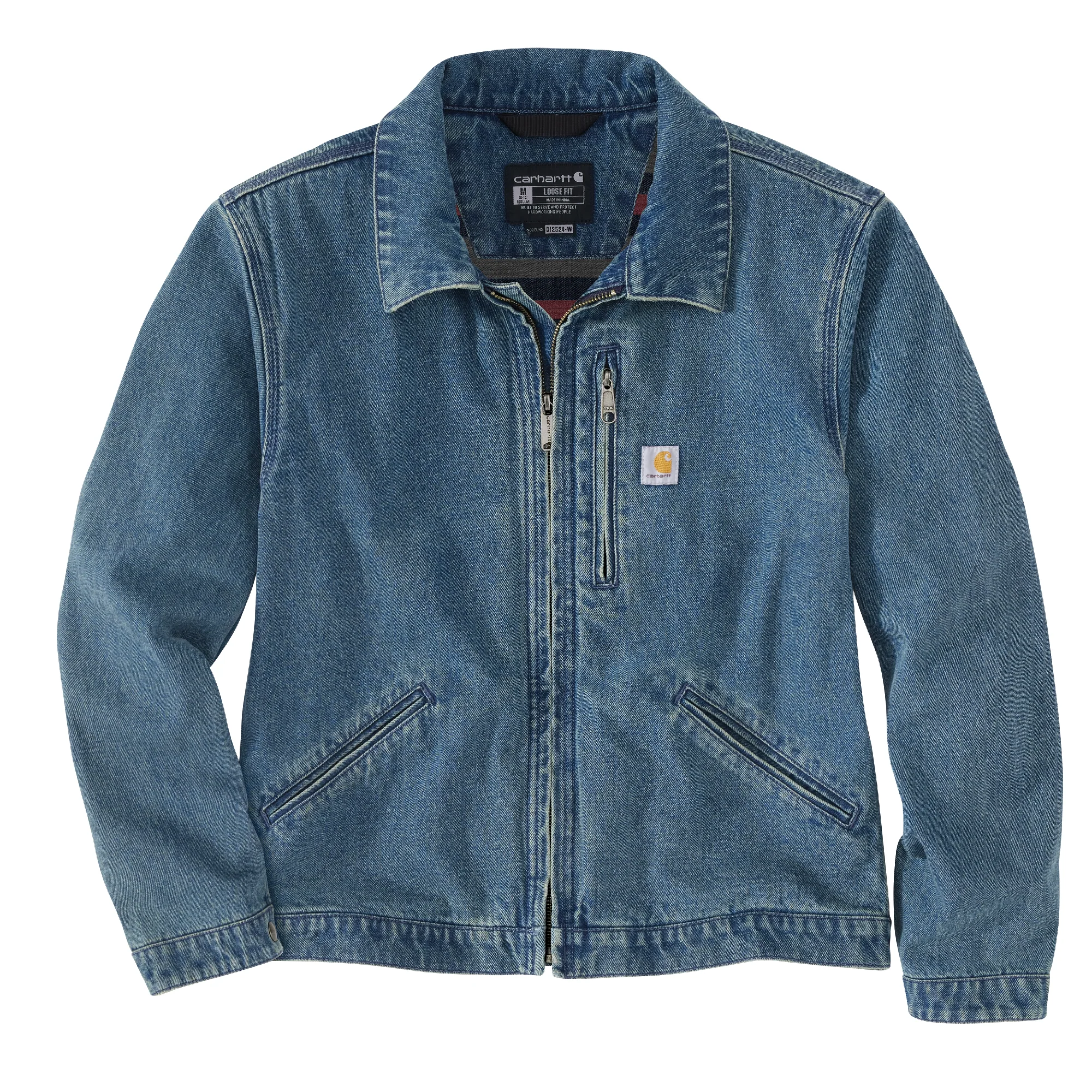 Comfortable Carhartt Women’s 3X Misson Denim Detroit Jacket Premium Material