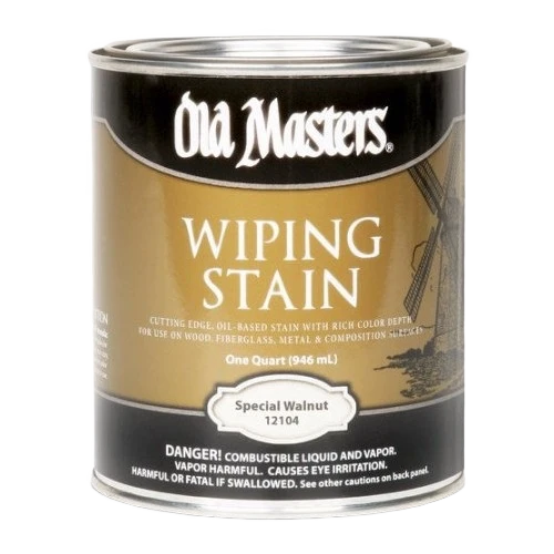 Solid Old Masters Special Walnut Oil Base Wiping Stain 1 2 Pint Unique