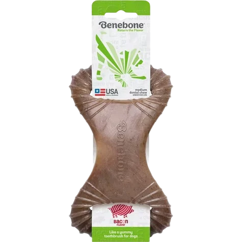 User-Friendly Benebone Bacon Dental Chew for Dogs Under 60 Pounds Consistent