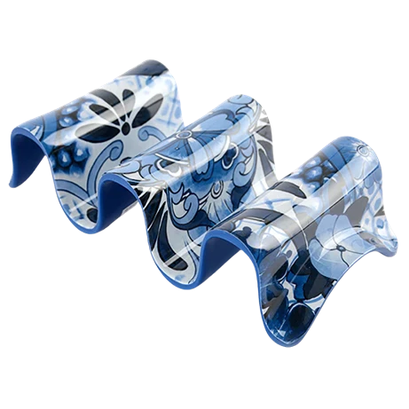 Safe Prepara Blue Multi Taco Holder Green