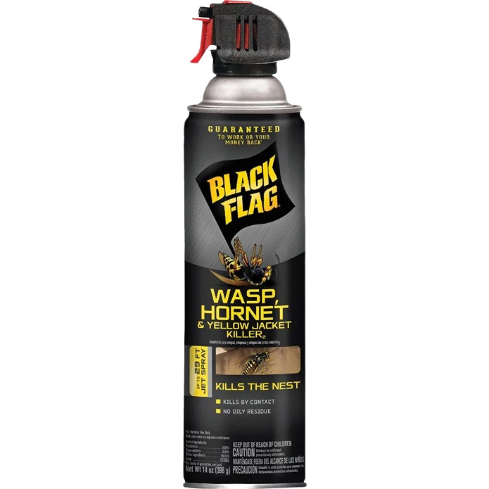 Certified Black Flag 14 Oz. Wasp Hornet Yellow Jacket Killer Aerosol Spray Solid