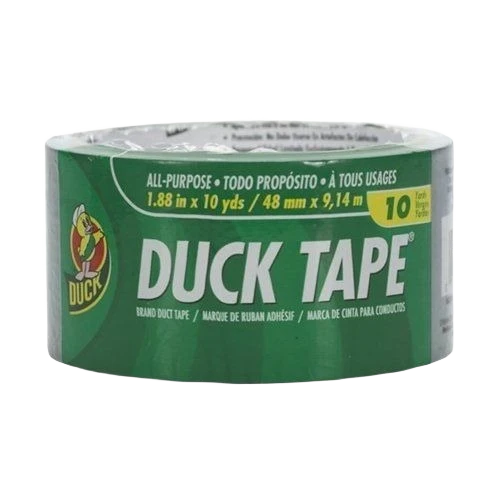 Stylish Duck Brand Silver All Purpose Duck Tape 1.88 in. x 10 yd. Convenient