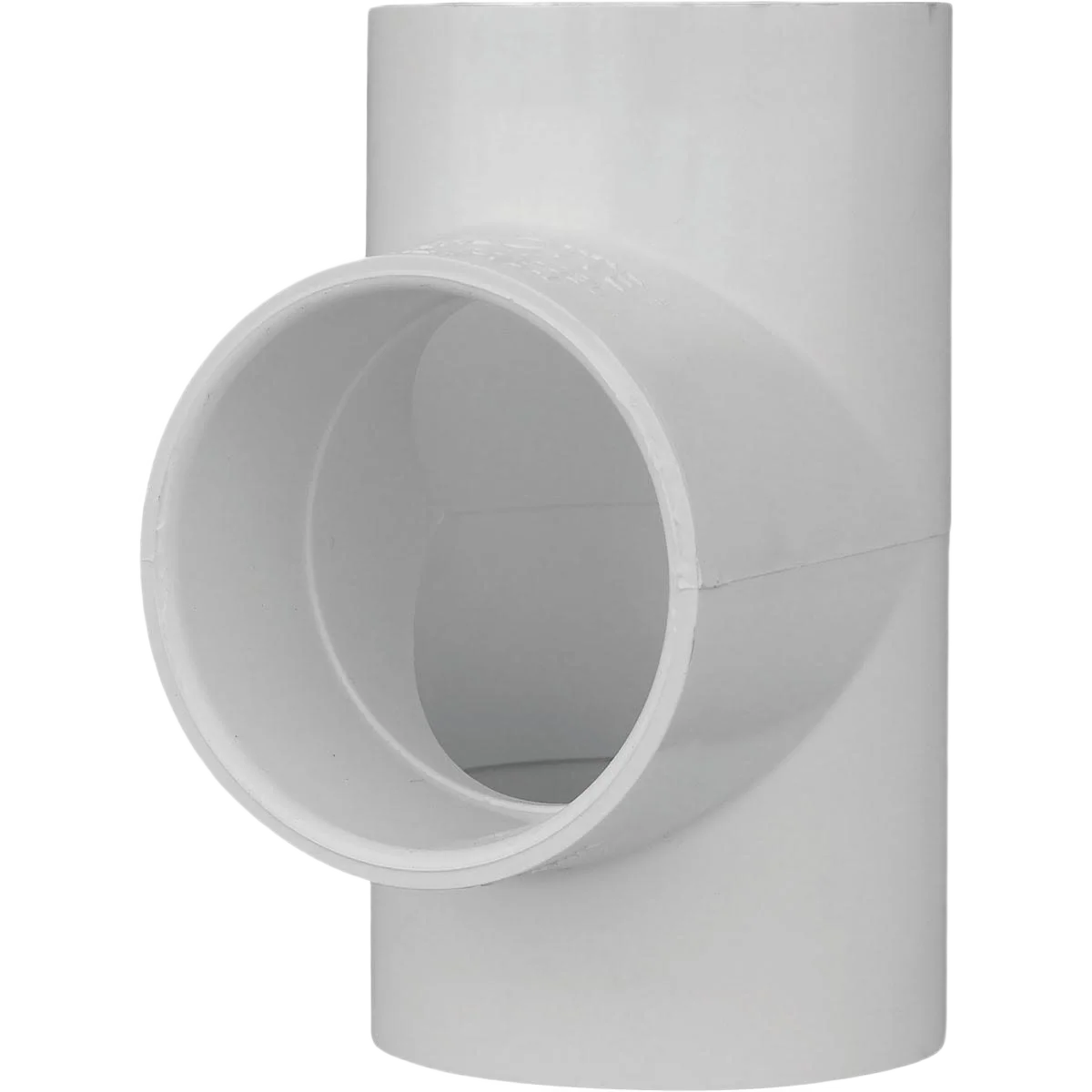 Elite Charlotte Pipe 2 Schedule 40 White PVC Tee Functional