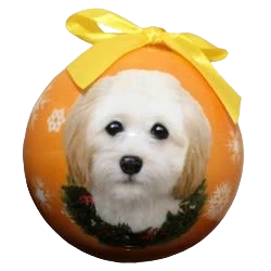 Advanced E S Pets Cockapoo Christmas Ball Ornament Outstanding