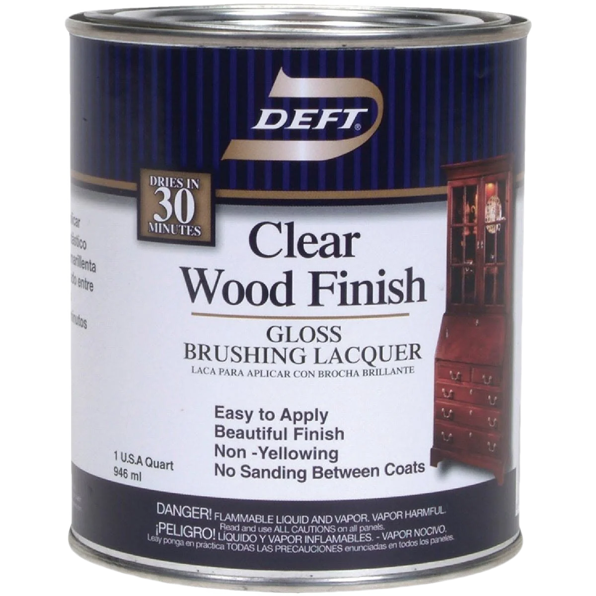 Outstanding Deft Clear Wood Finish Gloss Brushing Lacquer 1 Quart Dependable