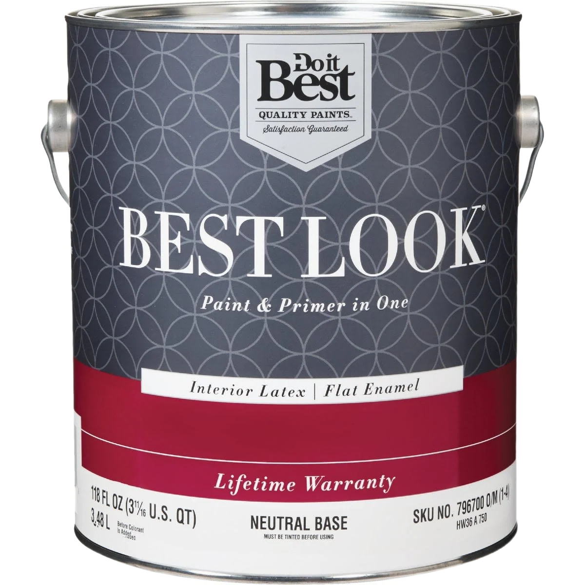 Practical Look Neutral Base Interior Latex Flat Paint Primer In One Gallon Carefully Designed