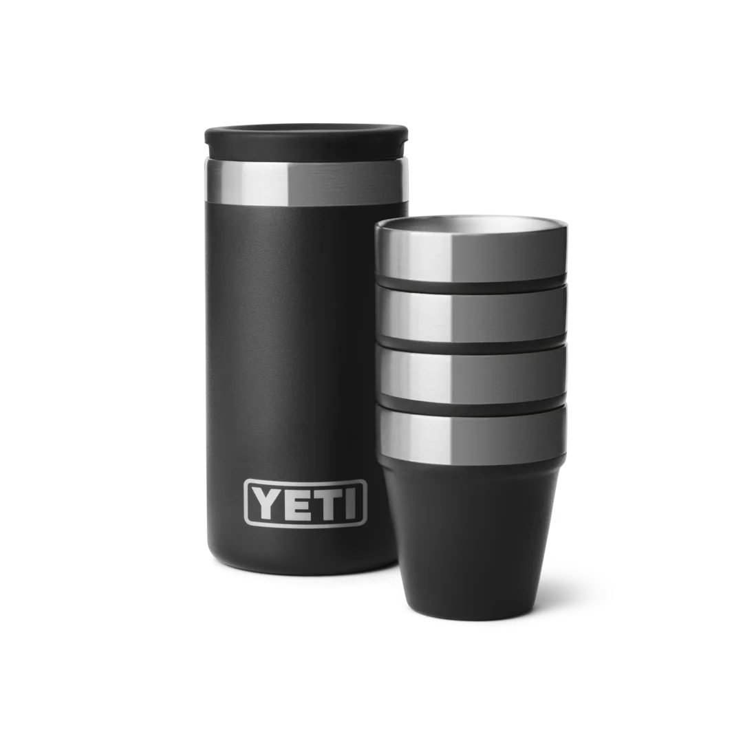 World-Class YETI Shot Glasses with Carrying Case Casual