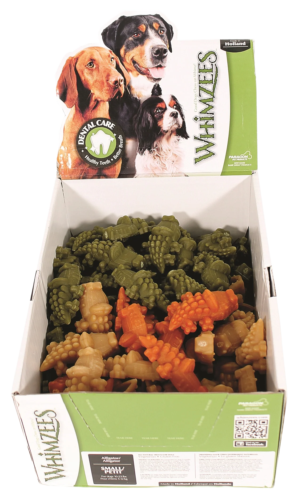 Fast Whimzees Alligator Small Assorted Dog Treat 1 Piece High-Grade