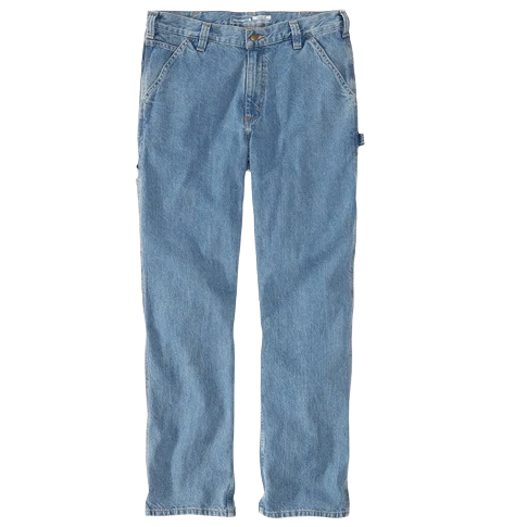 Solid Carhartt Men’s Loose Fit Cotton Denim Utility Jean Eco-Friendly