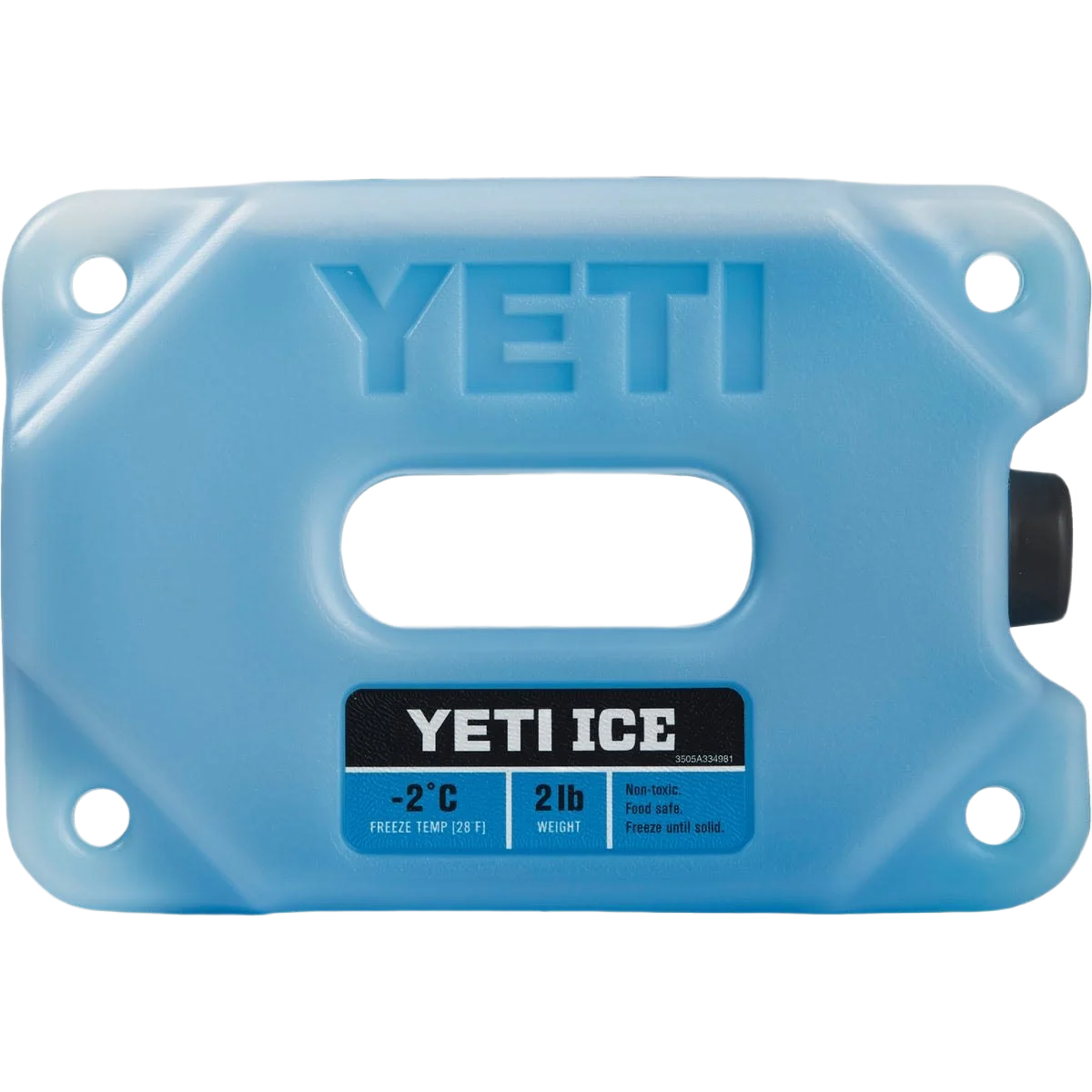 Relaxed YETI Ice Cold Blue Cooler Ice Pack 2 lb. Smooth