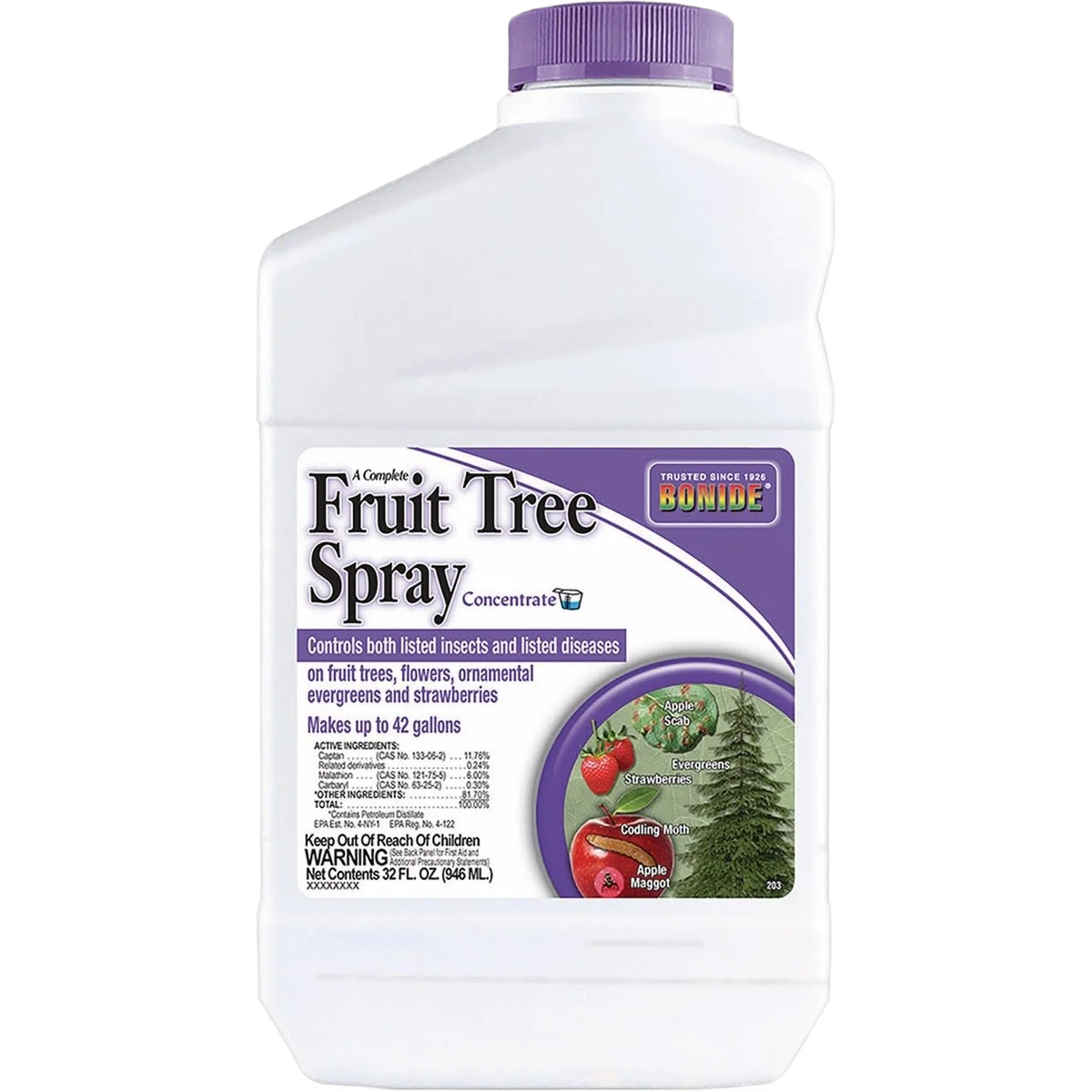 Quality Bonide Fruit Tree Insect Disease Killer Concentrate 1 Quart Versatile