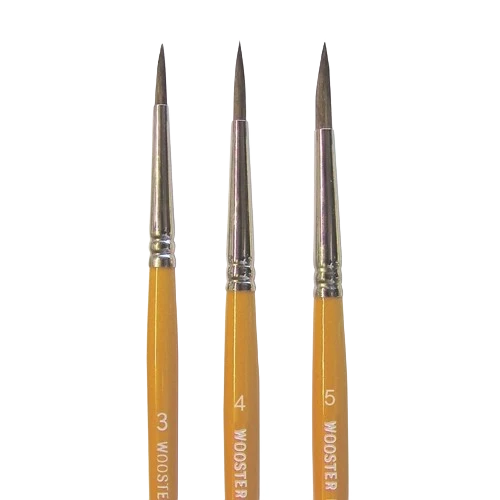 Versatile Wooster 5 Water Color Artist Brush -Camel Hair Excellent