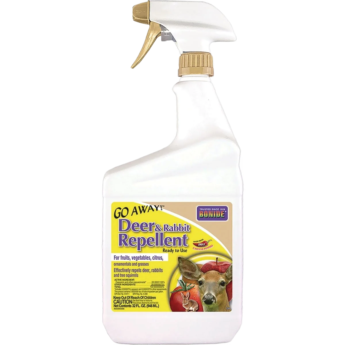 Reusable Bonide Go Away Deer Rabbit Squirrel Repellent Enhanced