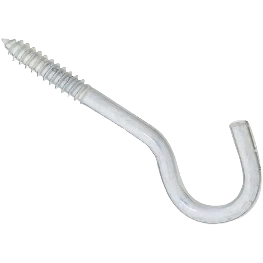 Official National Hardware 5 16 x 4-1 2 Steel Screw Hook Lightweight