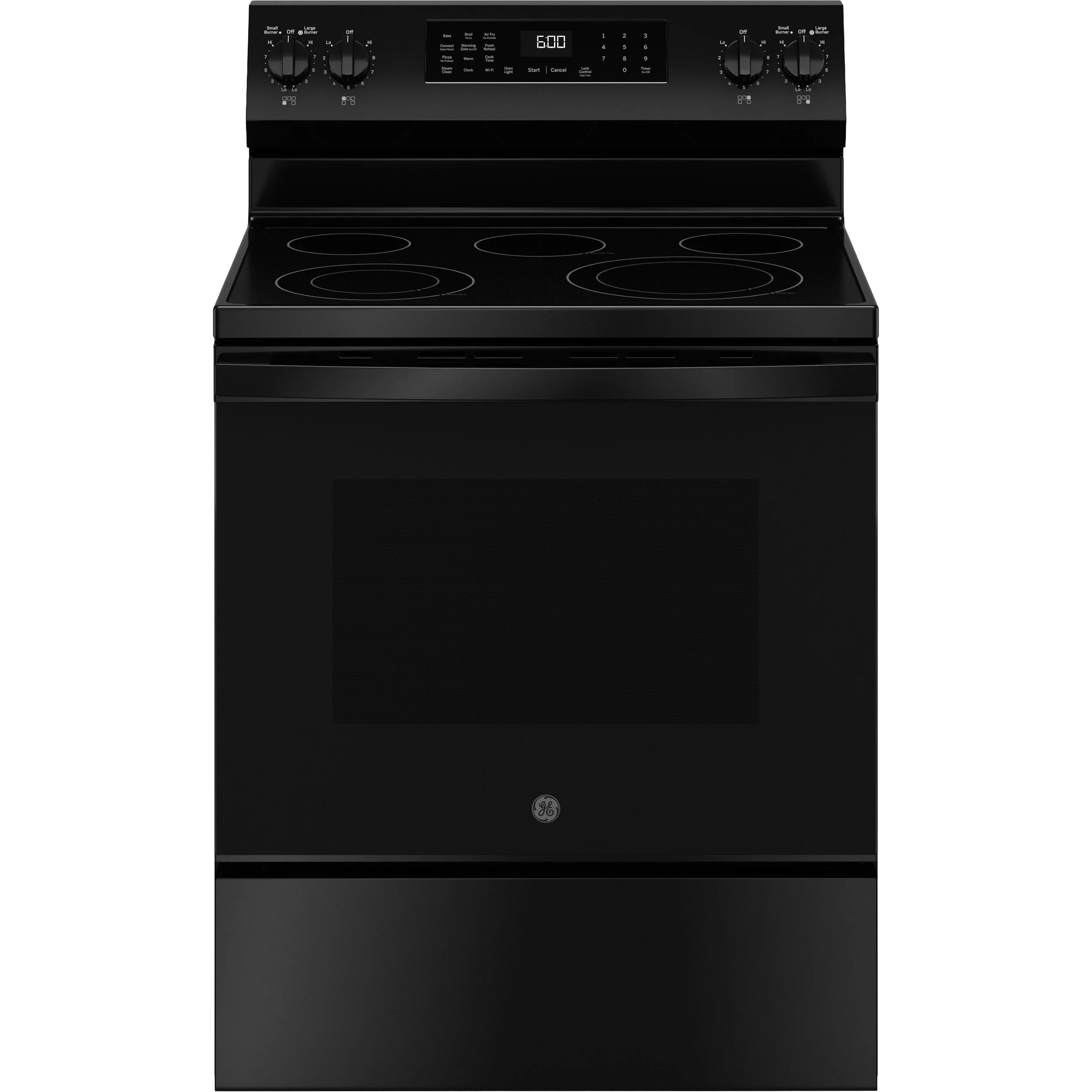 Classic GE® ENERGY STAR® 30 -Standing Electric Convection Range with No Preheat Air Fry and EasyWash™ Oven Tray Durable