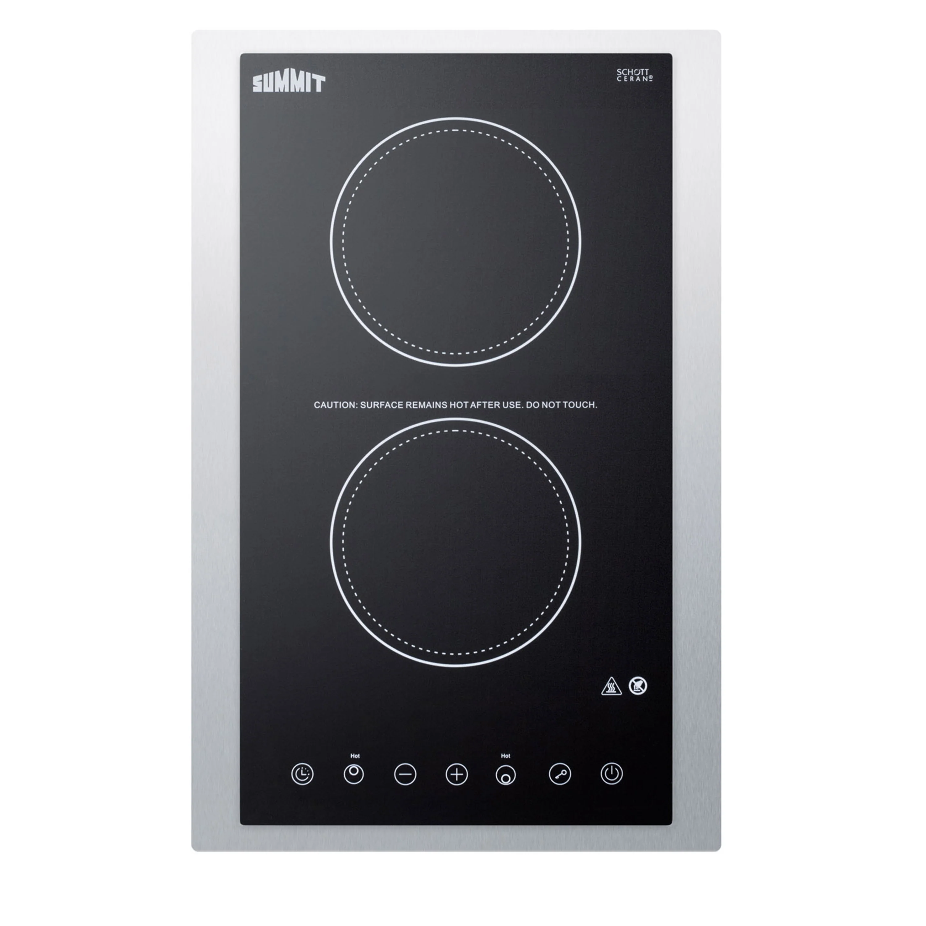 Fine Crafted 15 Wide 115V 2-Burner Radiant Cooktop Carefully Designed