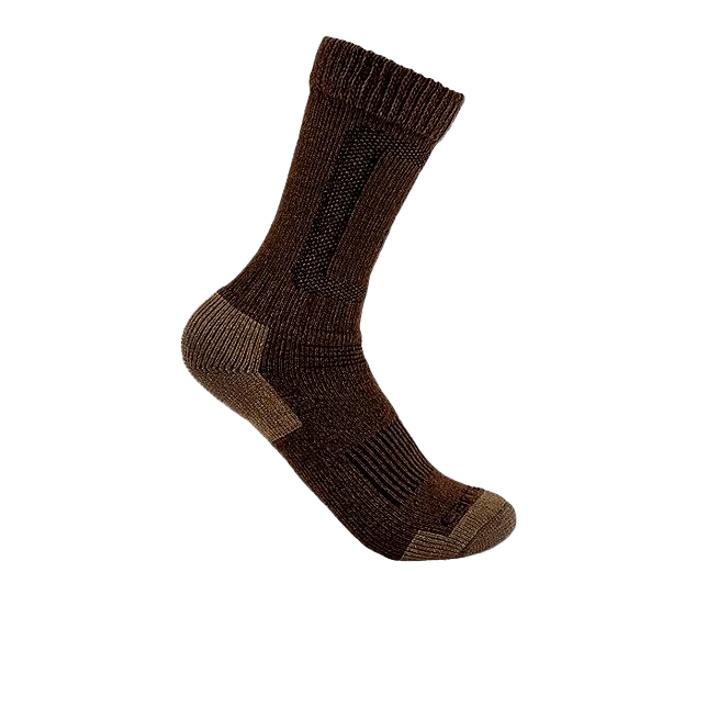 Efficient Carhartt Men’s Heavyweight Wool Blend Steel Toe Boot Sock Artisan