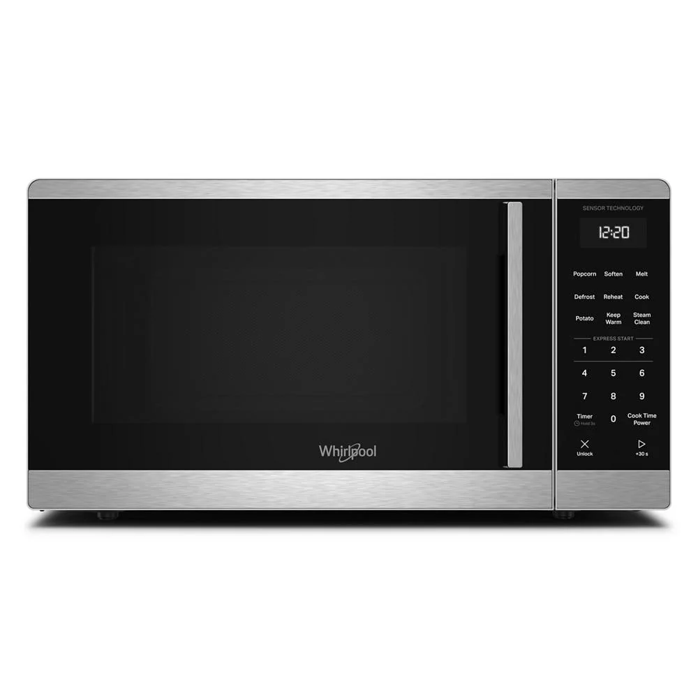 Authentic 1.1 cu. ft. stainless steel Countertop Microwave with Sensor Cooking – 1000 watt Classic
