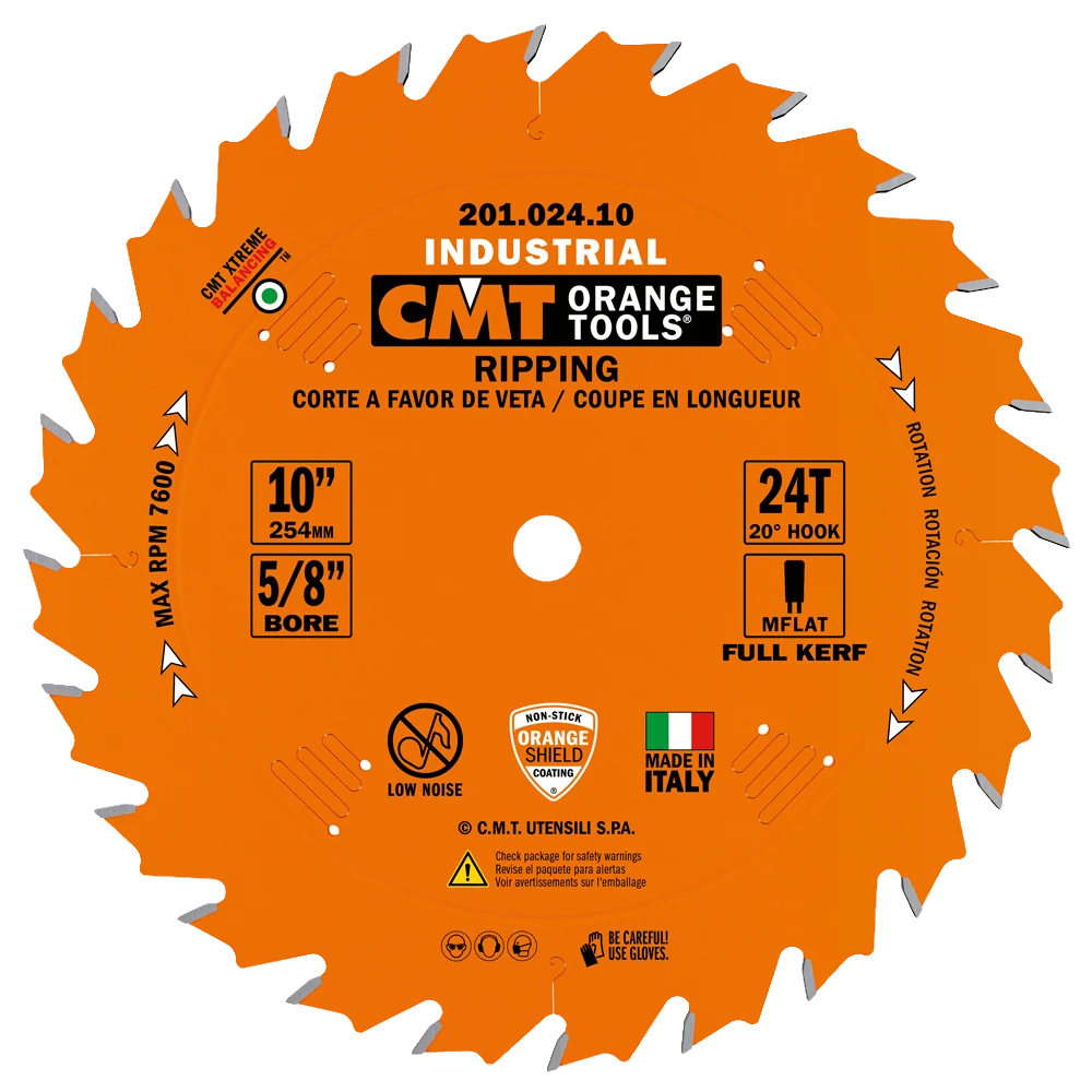 Practical CMT Orange Tools 12 30T Industrial Ripping Saw Blade Breathable